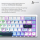 Ajazz AK680 MAX (8+8K) Magnetic Switch Blue White Dark Blue RGB - 1536360 - zdjęcie 10